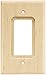 Brainerd 64668 Wood Square Single Decorator Wall Plate / Switch Plate / Cover, Unfinished