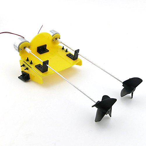 Qiyun DIY Boat Kit DIY Scientific Toy Assembly Remote-controlled Plastic Ship Accessory for Teenager Adult Christmas Gift