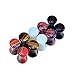 BodyJ4You 10PC Stone Ear Plugs Aftercare Jojoba 00G (10mm) Double Flare Saddle Stretching Gauges