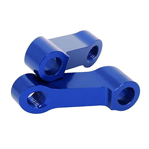 Senyar M10/M8 Motorcycle Adaptor,Aluminum Alloy Bike Modified Mirror Riser Extender Mounts Brackets Adapter Fit for Most Rearview Mirrors of Motorcycle and Electric Vehicle (Blue) - Thumbnail 6