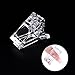 Quick Building Nail Tips Clip Plastic Finger Extension UV LED Builder Nail Gel Assistant Tool Pack of 5, HJ-NAT132