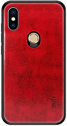 TOTOOSE Xiaomi Mi Max 3 Case,Anti Scratch Back Cover [Scratch/Dust Proof] Slim Fit Girls Shockproof Rugged Full-Body Protective Cover for Xiaomi Mi Max 3 - Red