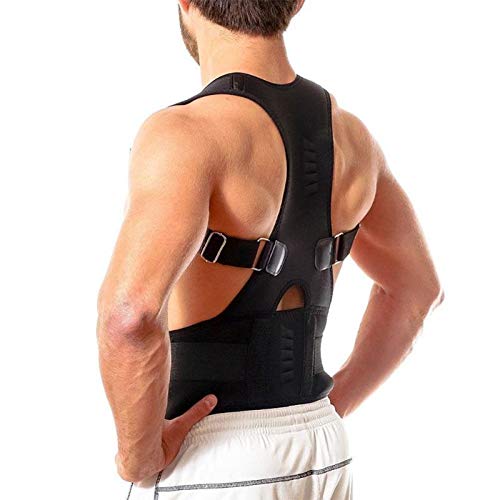 HeroStore 1pc Magnetic Therapy Posture Corrector Brace Shoulder Back Support Belt for Men Women Braces & Supports Belt Shoulder Posture - Thumbnail 2