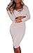 Ecowish Women's Crop Top Skirt Two Piece Outfit Bodycon Bandage Club Dress