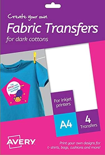 Avery MD1003 Printable Fabric Transfers 