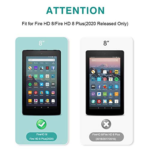 ZOEGAA Anti-Blue Light Screen Protector for Amazon Fire HD 8 Tablet and Fire HD 8 Plus (10th Generation,2020 Release), Anti-Fingerprint Premium PET Film