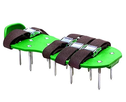 6.8 CM Spikes - Lawn Aerator Spike Shoes with Heavy Duty Metal Buckles ...