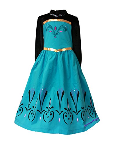 Frozen ELSA Coronation Dress + Cape + Gloves - Image 4