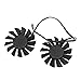 FanEngineer Generic New Rotary DC Fan Brushless/Video Card Cooling Dual Fan for MSI Twin Frozr III RX6950 PLD08010S12HH 4-Pin DC12V 0.35A