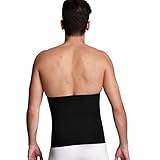 Male Men Black Slimming Slim Lift Body Shaper Tummy Belt Underwear Waist Support L