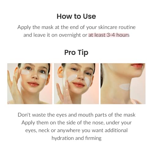 BIODANCE Bio-Collagen Real Deep Mask, Hydrating Overnight Hydrogel Mask, Pore Minimizing, Elasticity Improvement, 34g x4ea - Image 8