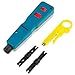 Vastar Network Wire Punch Down Impact Tool with Two Blades - 110 and BK & Network Wire Stripper