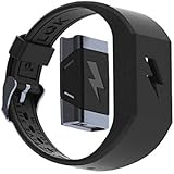 Shock Clock 2-Silent Vibrating/Zapping Alarm Clock for Heavy Sleepers&Couples. Disable with Jumping Jacks/QR Code Scan.