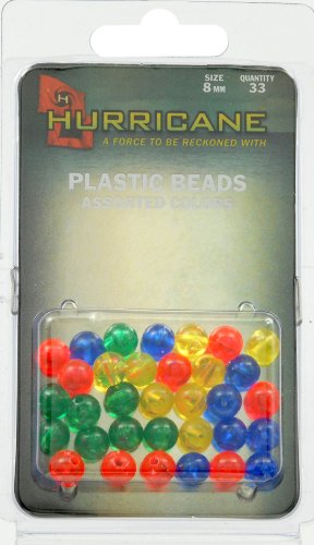 Hurricane Beads 8mm - Assorted Colors (33-Pack)
