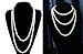 1920s Accessories Headband Necklace Gloves Cigarette Holder Flapper Costume Accessories Set for Women(1f)