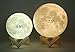 Gahaya Moon Lamp, Night Light for Kids 5.9 inch 3 LED Colors Moon Light with Stand, Remote and Touch Control USB Rechargeable, 3D Lunar Lamp Home Decor Gifts for Teen Boys Girls