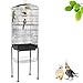Yaheetech Metal Open Top Rolling Bird Cage for Small Parrots Cockatiels Sun Parakeets Finches Canary Budgies Lovebirds Medium Size Travel Bird Cage