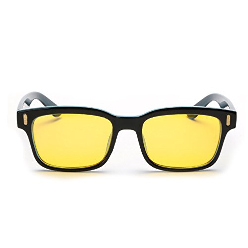Rnow Yellow Tinted Computer Sunglasses Eye Strain Perfect for Gaming