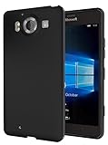 Cimo Slim TPU Flexible Soft Case for Microsoft Lumia 950, Matte Black