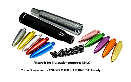 VMS Racing 50 Cal Caliber - Antena De Bala Con Punta De Metal Rosa, Calibre Pesado, Mecanizado CNC, De Aluminio, Compatible Con Dodge Ram 1500 2500 3500 09-19 2009-2019