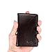 GintaXen Slim Leather ID/Credit Card Holder Bifold Front Pocket Wallet with RFID Blocking - Coffee