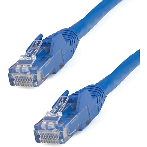 StarTech 25ft Cat6 Snagless Cable, 100W PoE, Blue (N6PATCH25BL)