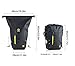 Waterfly 25L Bike Panniers Bag Waterproof Bike Saddle Bag Extensible Bicycle Rear Seat Bag Shoulder Bag with Rain Cover for Riding Cycling (Black (2 Pack))thumb 1