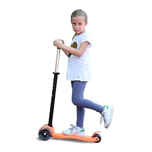 YESINDEED 3 Wheel Kick Scooter (Orange)