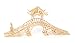 Japanese Bridge 3D Jigsaw Puzzle Made of Match Sticks - Matchitecture by Bojeux