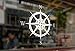 25 Centimeters Compass Rose Navigate 4x4 Offroad Art Vinyl Stickers Funny Decals Bumper Car Auto Computer Laptop Wall Window Glass Skateboard Room