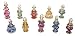 Egyptian perfume bottles Set of 10 extremely tiny hand Blown Decorative Pyrex Glass Vials Height 1 inch ( 2.5 cm ) by CraftsOfEgypt