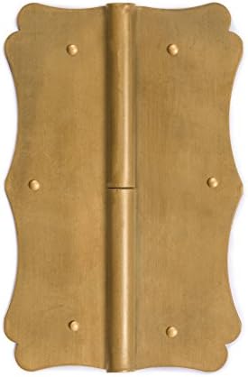 CBH Bamboo Brass Hinges Hardware 4.3" - Set of 2