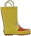 Rainbow Daze Kids Rain Boots Gone Quackers Yellow Duck, Waterproof, 100% Rubber, size 7/8