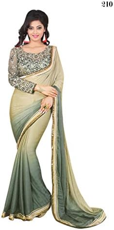 Best Quality Jacquard Crape Indian Designer Saree With Unstitched Blouse Piece 210