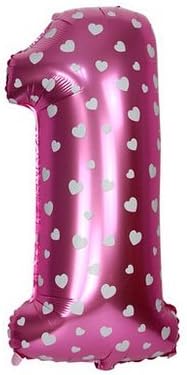 BM AVESTA 32 Inch Number Foil Balloons (One "1", Blue) Foil Balloons, This Balloons perfect For Birthday, Baby Shower, Anniversaries, Ceremony and Parties Decorations, Premium Quality