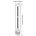 TORCHSTAR 4.5W LED T30 (T10) Tubular Antique Bulb, Dimmable 40W Eqv., 120V Long Filament Light Bulb, UL Listed 2700K Soft White Decorative Lamp Bulb, 360° Beam Angle, Pack of 3
