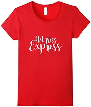 Womens Salvaged Soul: Hot Mess Express T-shirt Medium Red
