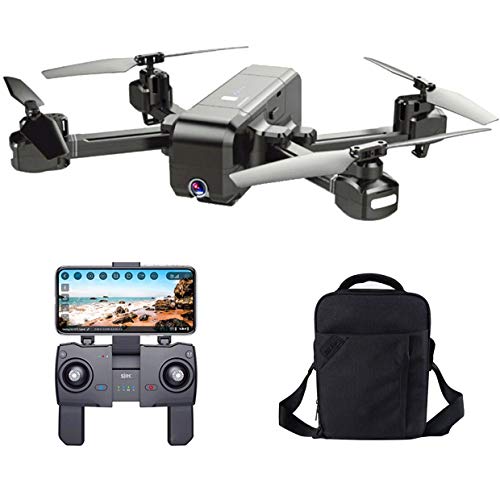 Dual-GPS-RC-Foldable-Quadcopter-Drone-Selfie-Gesture-Gimbal-1080P-HD-Camera-WiFi-Real-time-Live-VideoAltitude-Hold-Auto-Hover-Follow-Me-Way-PointBonus-a-Drone-Storage-Carry-Case