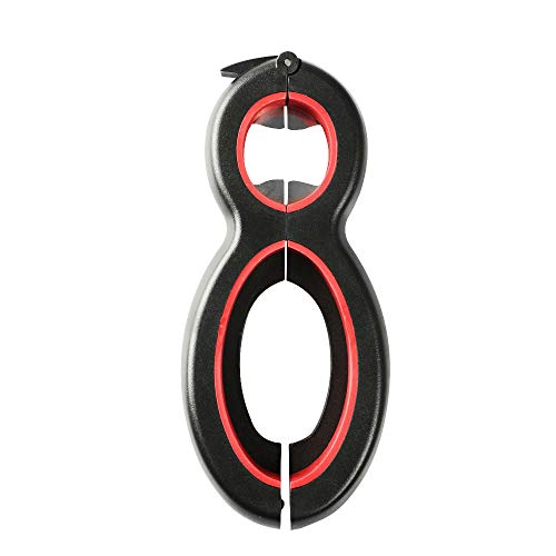image for Bottle Can and Jar Opener, Fu Store 6-in-1 Multi Can Bottle Opener Kit