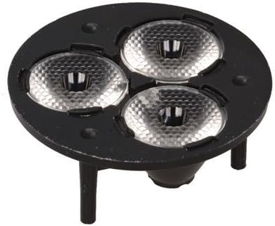 Black Wide Beam Tri-Lens Housing<br>(Use 637183 or 2158936 LED)