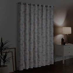 Eclipse 100% Blackout Curtain, Larissa Leaf Grommet