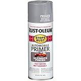 Rust-Oleum 2089830 Stops Rust Automotive Primer Spray Paint, 12 oz, Flat Dark Gray