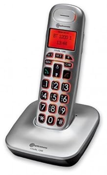 amplicomms BigTel 1200, Schnurloses Großtastentelefon, Hörgerätkompatibel