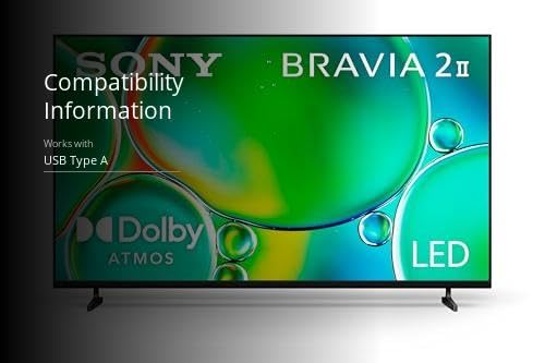 Sony BRAVIA 2 II 65 Inch 4K Ultra HD LED Smart TV with Google TV and Exclusive Features for PlayStation®5 (K-65S20M2), 2025 Model