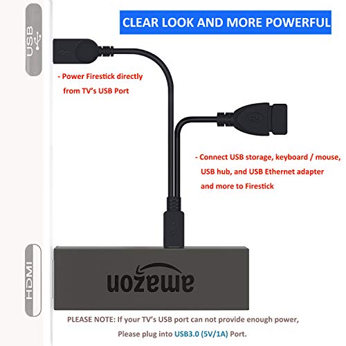 AuviPal 2-in-1 Multifunctional Micro USB Cable (OTG Cable + Power Cable) - Unique Design - Black