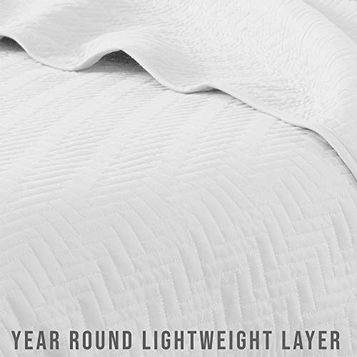 Home Fashion Designs 2Piece All Season Quilt Set. Twin Size Quilt with