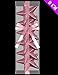 Pack Of 6 - 9cm Baby Pink Glitter Stars - Christmas Tree Decorations