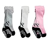 Gellwhu 3-Pack 0-3T Baby Girls Toddler Legging Pants Tights Stockings Non Skid (1-2 Years)