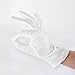 Mudder 6 Pairs Cotton Cosmetic Gloves Hand Spa Gloves for Moisturizing, White (L Size)