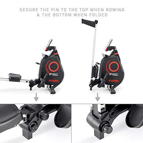Circuit Fitness Folding Magnetic Rowing Machine - Cardio Body Building Rower AMZ-979RW